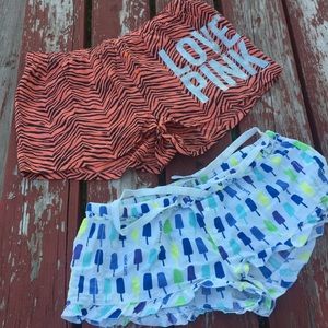Victoria’s Secret Pink Pajama Shorts Bundle Medium